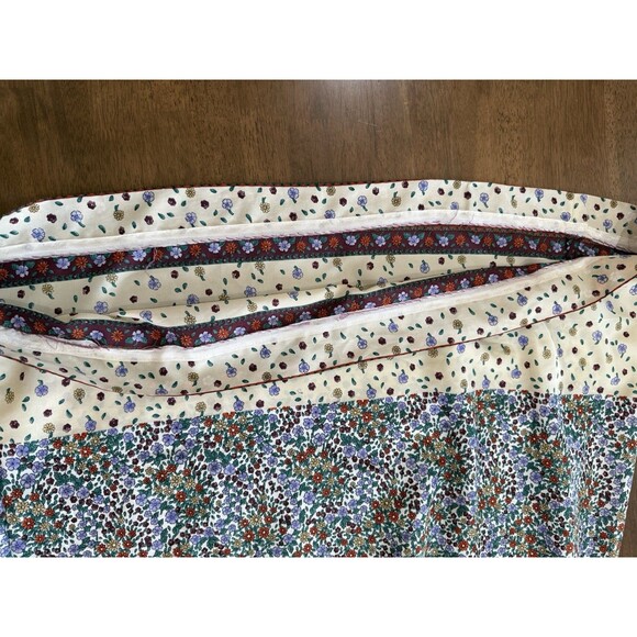 Vintage Jonathan Logan Prairie Dress Floral Ruffle Neck ILGWU Union Made USA L - Picture 7 of 14